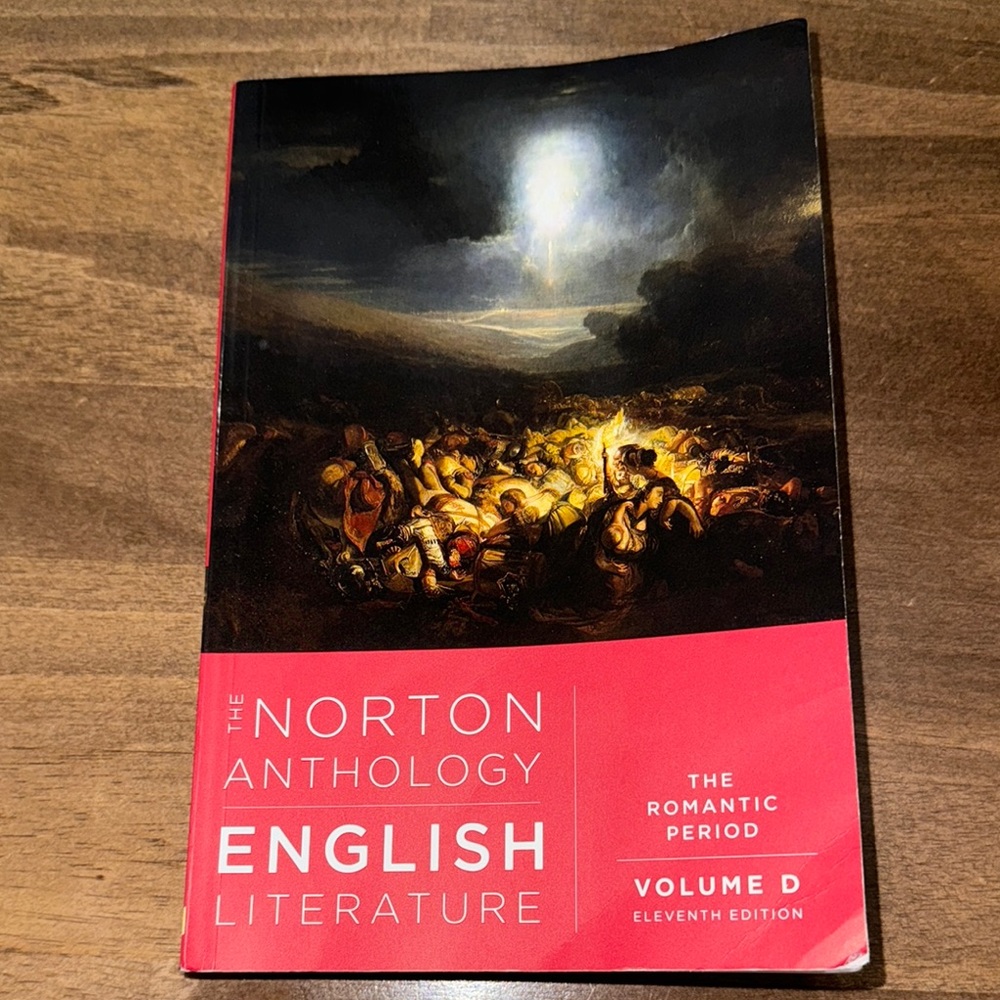 Norton Anthology English Literature Volume D The Romantic Period